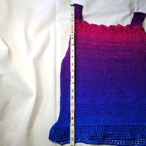 Rainbow colors.  // HANDMADE CROCHET // I DO NOT ACCEPT RETURNS - Picture 5 of 5